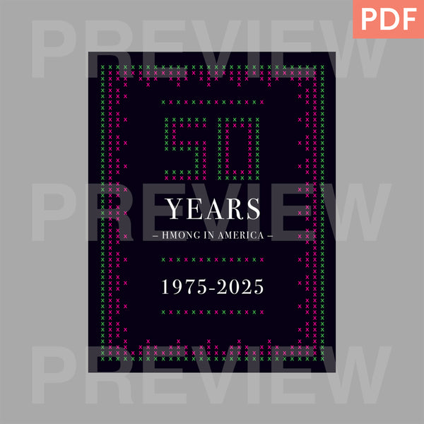 Hmong 50 Years Printable Art Print