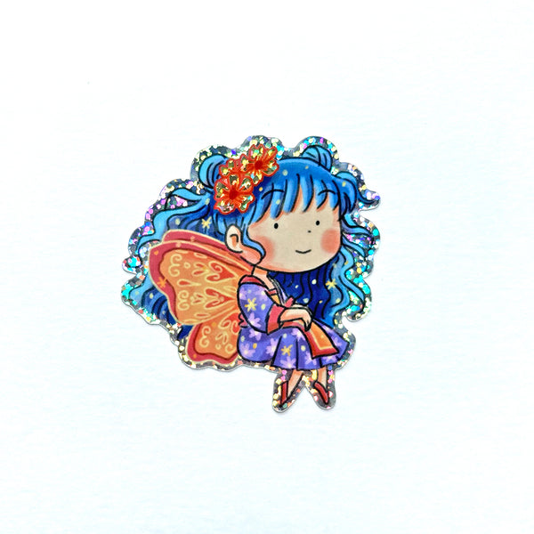 Butterfly Girl Sticker 2.0