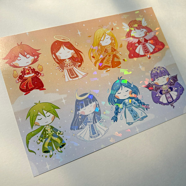 Elements + Celestials Art Print