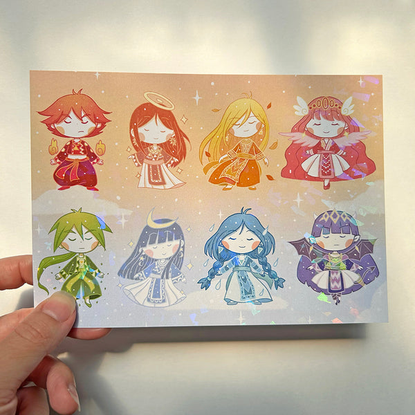 Elements + Celestials Art Print