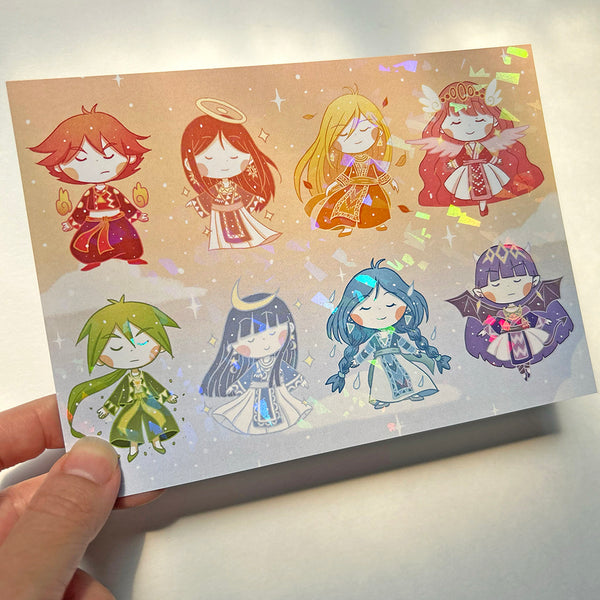 Elements + Celestials Art Print