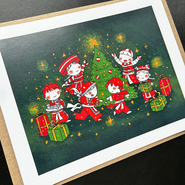 Hmong Christmas Print (B-Grade)