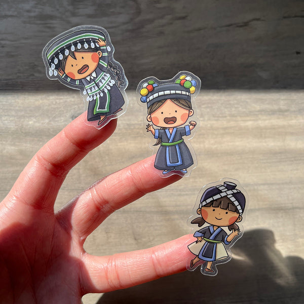 Hmong Kids Sticker Sheet