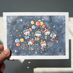 Birthday Party Art Print