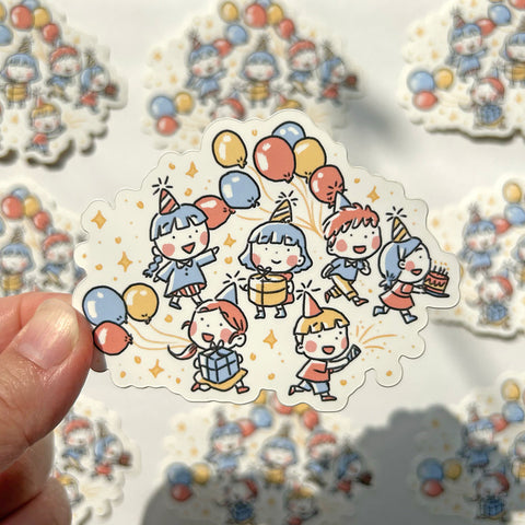 Birthday Party Sticker