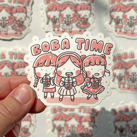 Boba Time Sticker