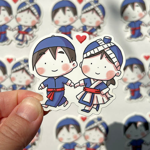 Cute Couple Sticker