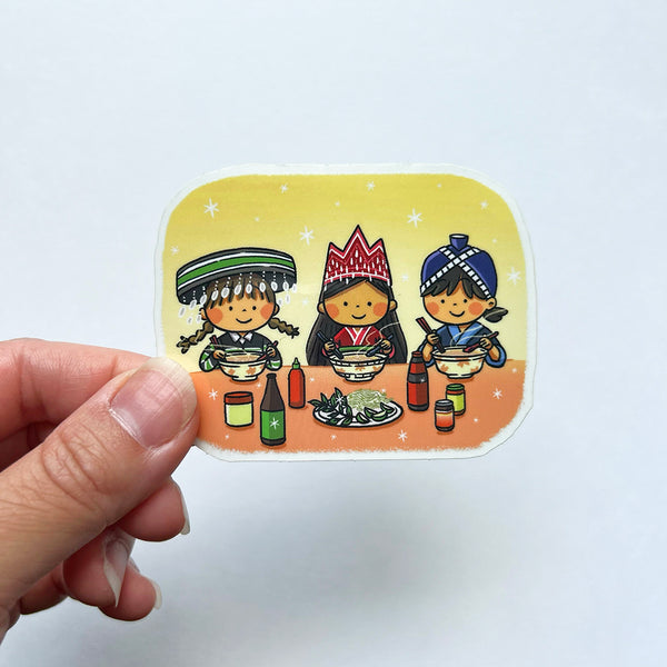 Friends Pho Ever Hmong Sticker