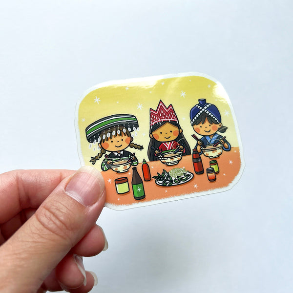 Friends Pho Ever Hmong Sticker