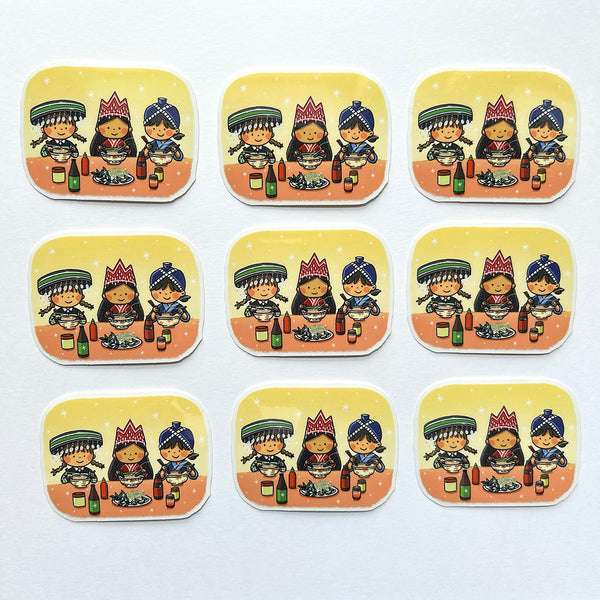 Friends Pho Ever Hmong Sticker