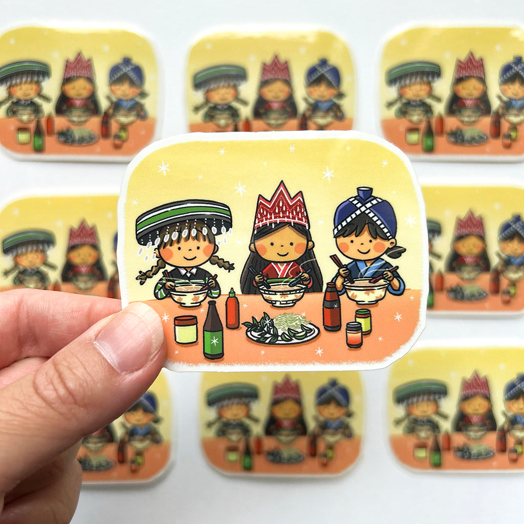 Friends Pho Ever Hmong Sticker