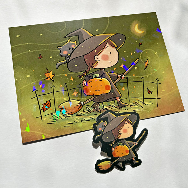 Halloween Print and Sticker Bundle (2024)