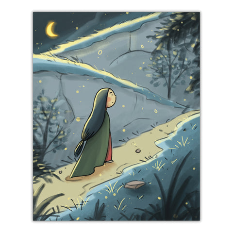 Night Walk (8x10) Art Print