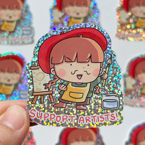 Support Artists Sticker
