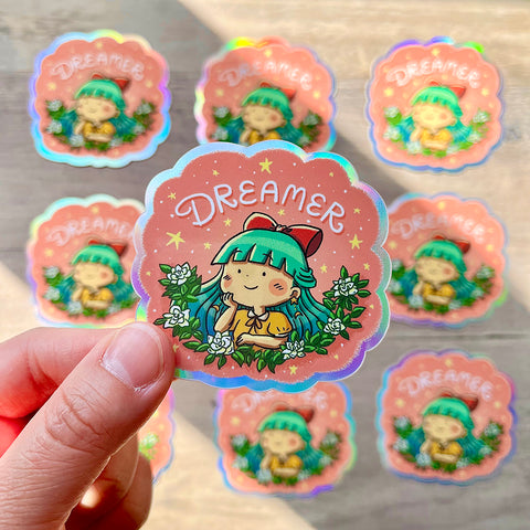 Dreamer Holographic Sticker